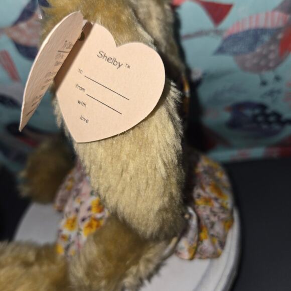 Ty Beanie Baby Attic Treasures 8" Plush Collectible Bunny Rabbit "Shelby" - Picture 3 of 4